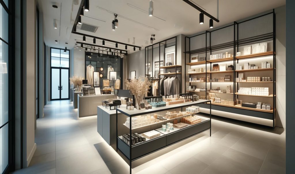 shopping store design in Dubai