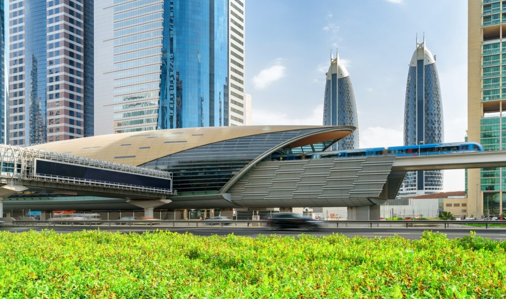 metro station design in Dubai